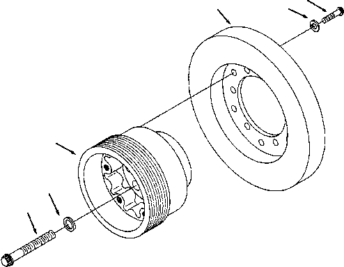 DAMPER, VIBRATION 1238 932 H1 KOMATSU