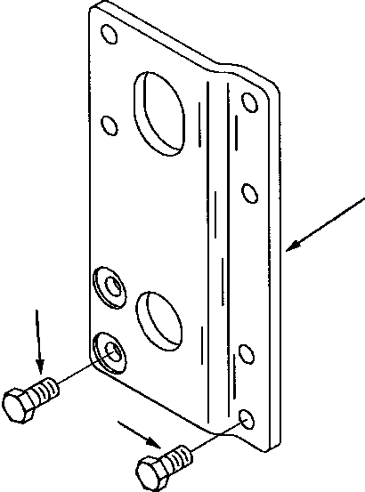 BRACKET, LIFTING 1307 838 H1 KOMATSU