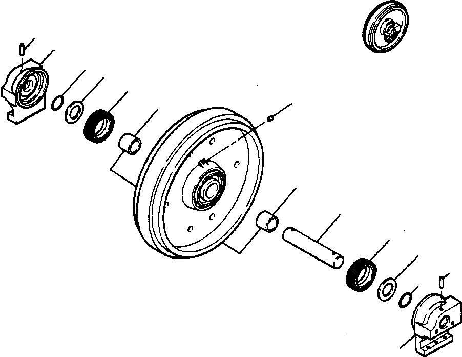 IDLER ASSEMBLY, FRONT (621 414 C93) KOMATSU