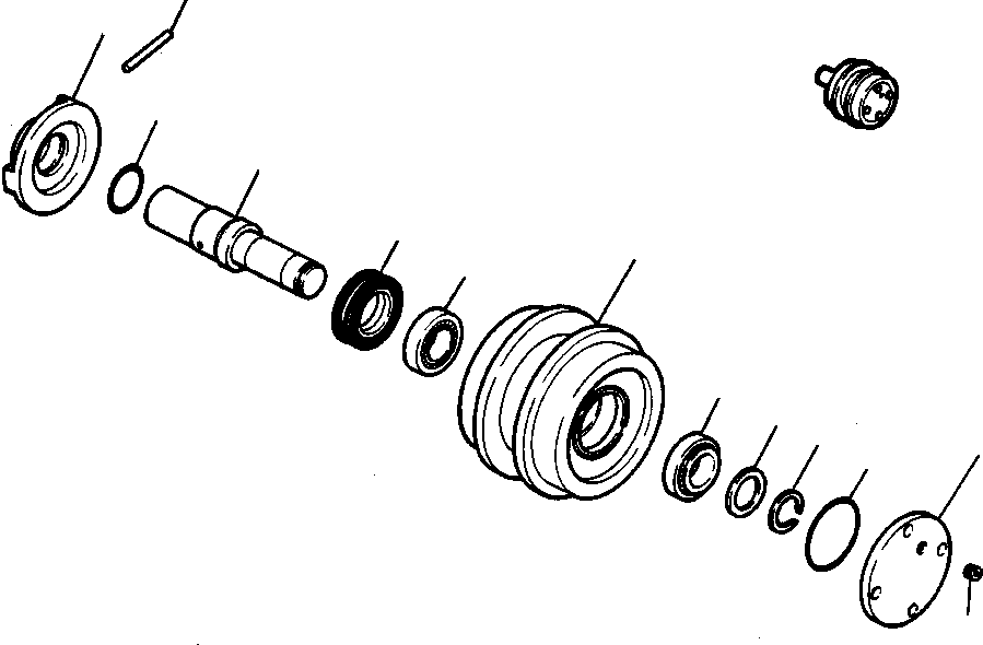 Комплект уплотнений 1208 545 H91 KOMATSU