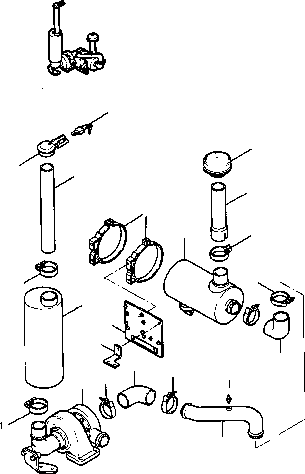 CAP ASSEMBLY, RAIN 734 400 C91 KOMATSU