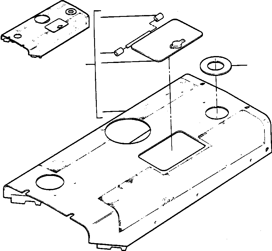INSULATOR, AIR STACK 679 070 C1 KOMATSU