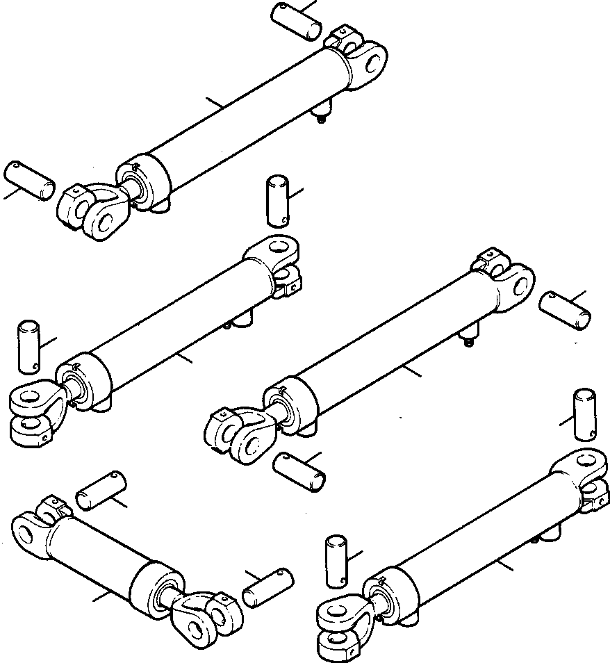 PIN, MOUNTING 734 760 C1 KOMATSU