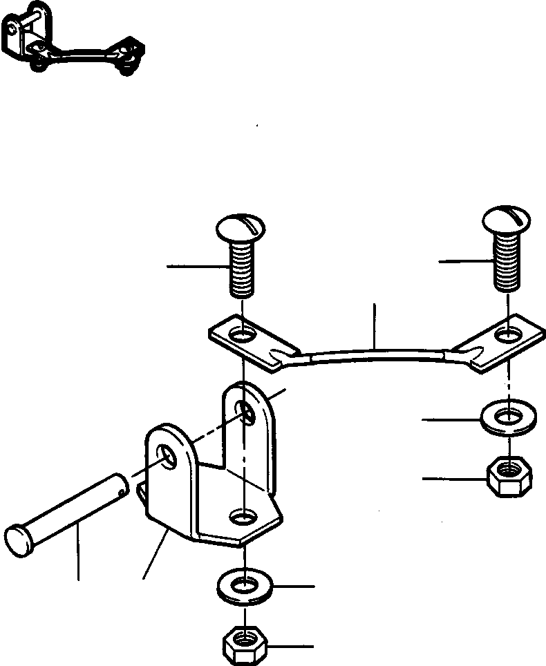 SCREW, MOUNTING - #10NCx1/2 120 221 KOMATSU