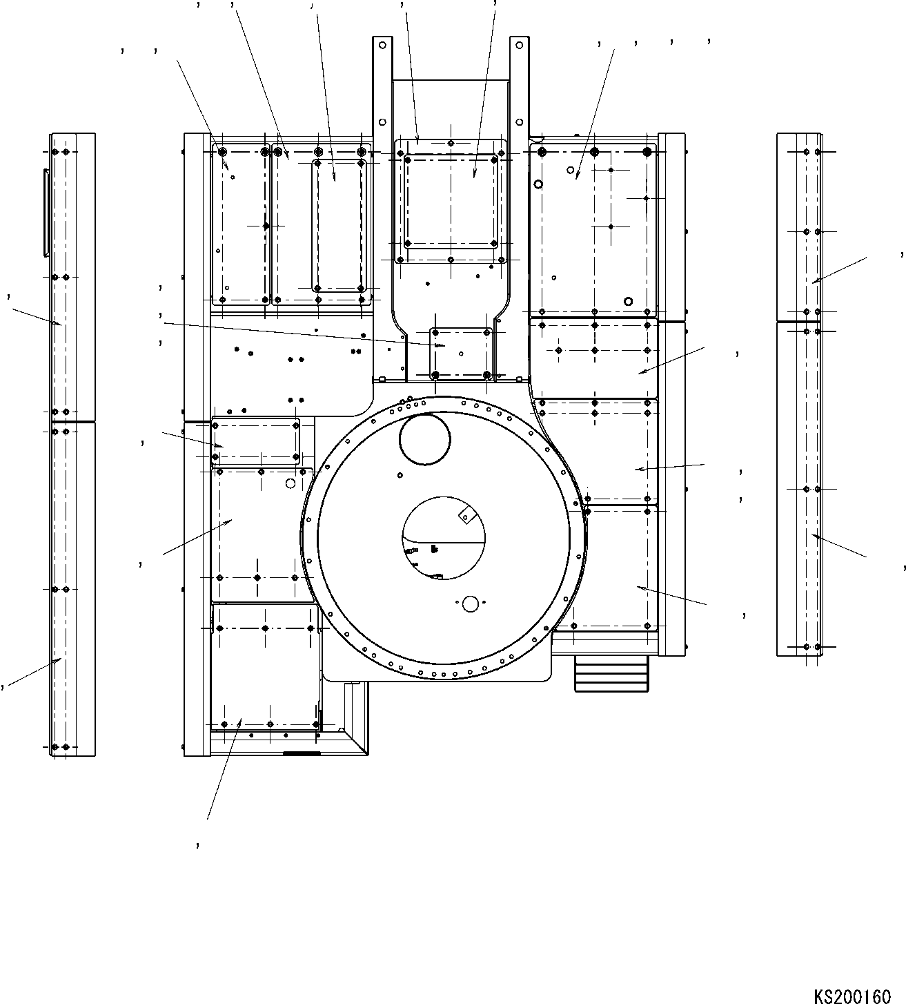 Rh Guard 206-54-KA152 KOMATSU