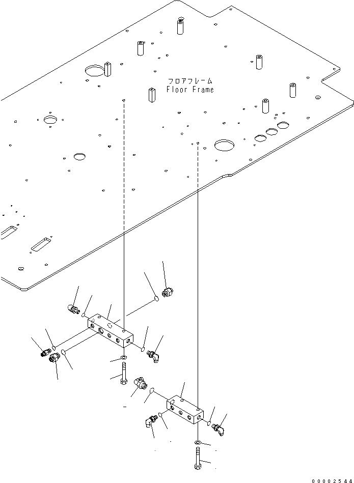 BLOCK,T 20K-62-31370 KOMATSU