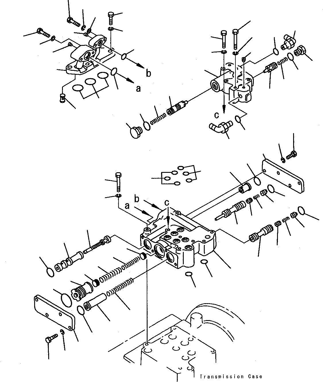 Корпус клапана 232-15-15410 KOMATSU