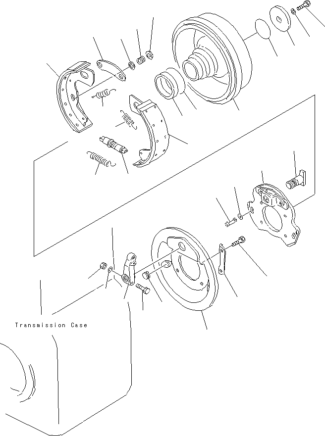 BRAKE ASS'Y,PARKING 232-32-53101 KOMATSU