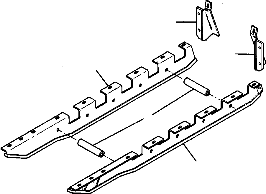 SHIELD, LEFT TRACK ROLLER 621 353 C2 KOMATSU