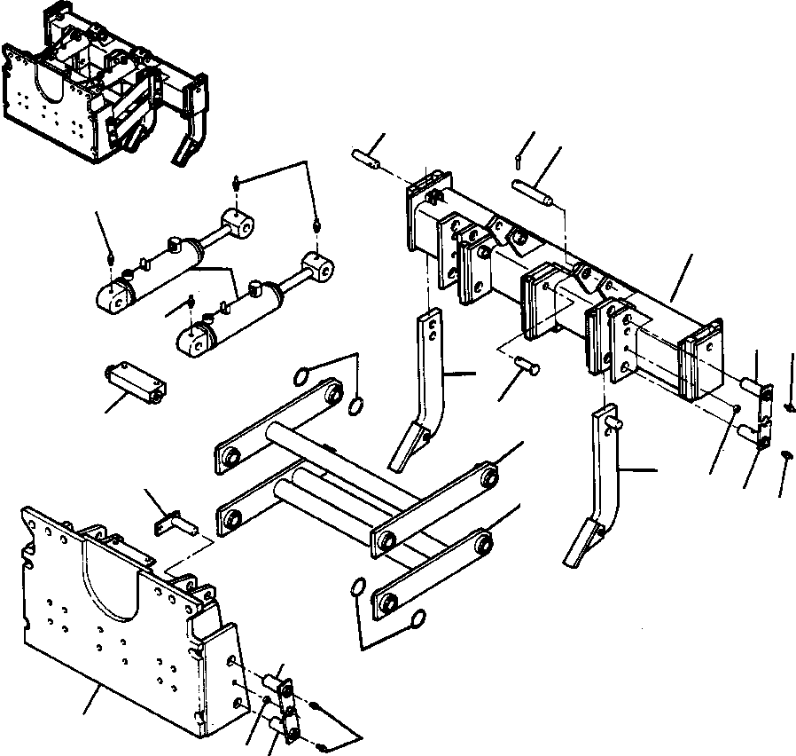 Шестигранный болт - 1/4NCx1-3/8 180 033 KOMATSU