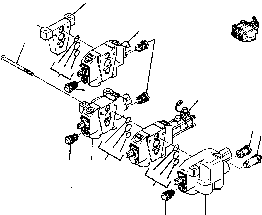 клапан управления в сборе (715 474 C92) KOMATSU