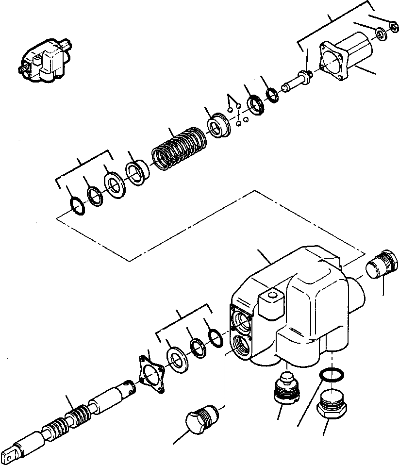 SCREW, MOUNTING - 1/4NCx1 132 273 KOMATSU