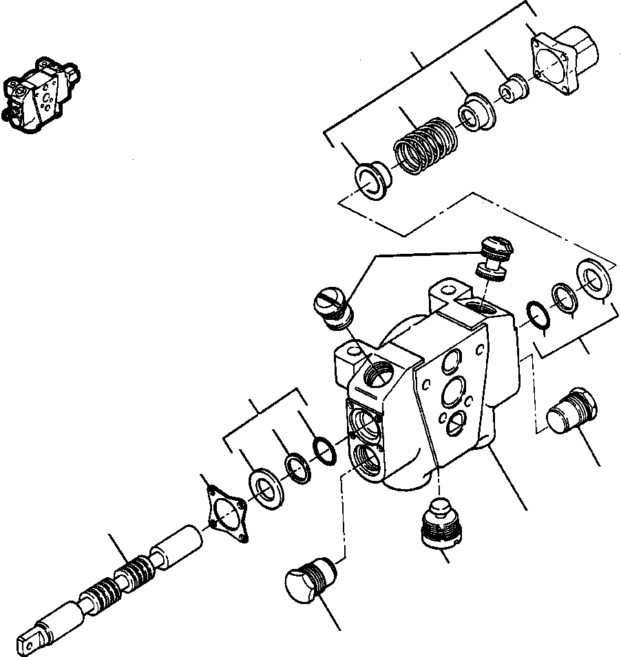 POSITIONER, SPOOL (631 929 C91) KOMATSU