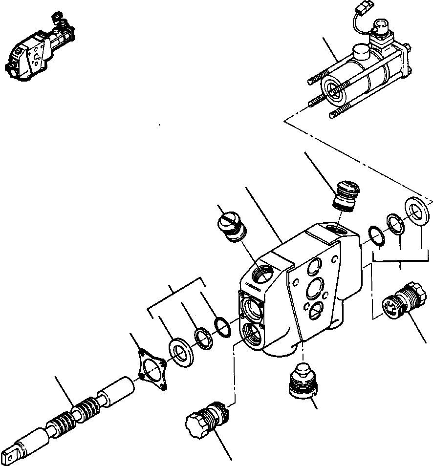 SECTION ASSEMBLY, BUCKET 1213 946 H92 KOMATSU