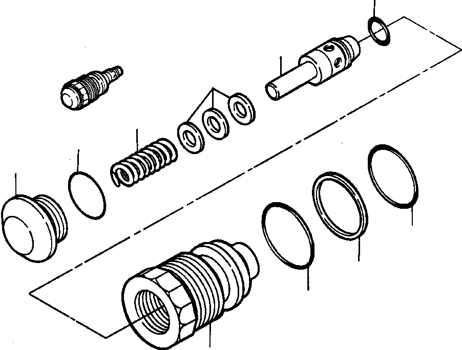 VALVE ASSEMBLY, CIRCUIT RELIEF 662 180 C1 KOMATSU