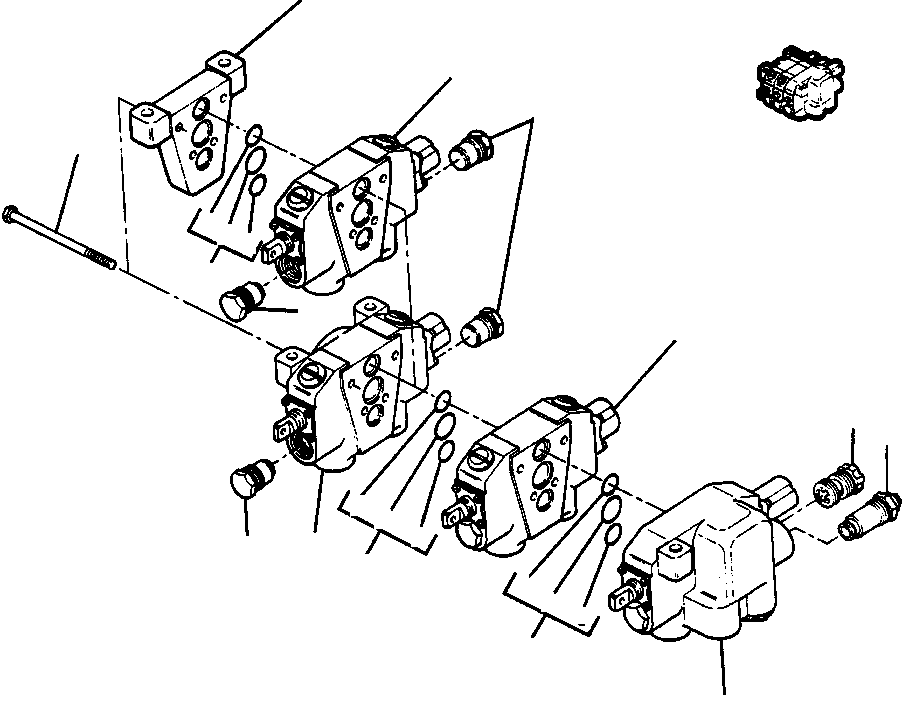 Клапан управления в сборе (623 085 C95) KOMATSU