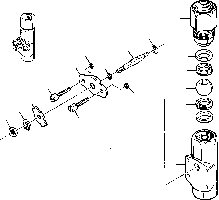 VALVE ASSEMBLY, SHUTOFF 606 505 C91 KOMATSU