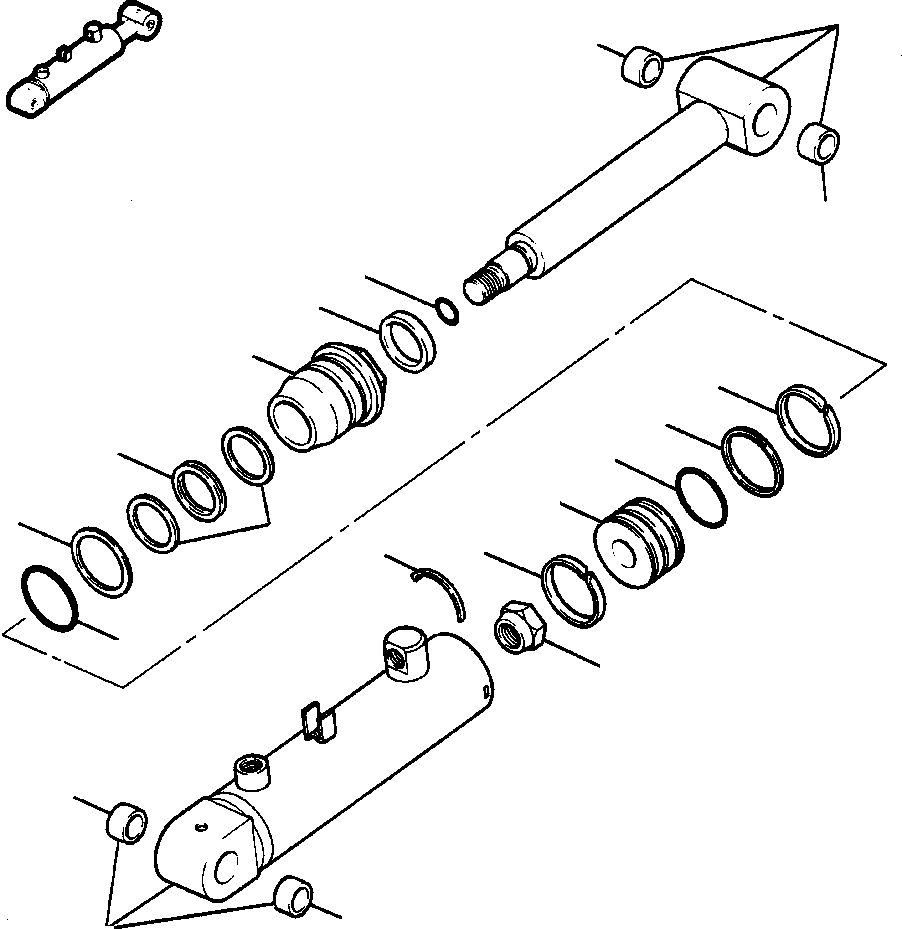 Грязесъёмник штока 403 844 R1 KOMATSU