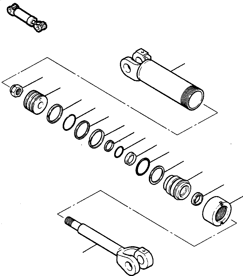 ROD, CYLINDER 620 638 C1 KOMATSU
