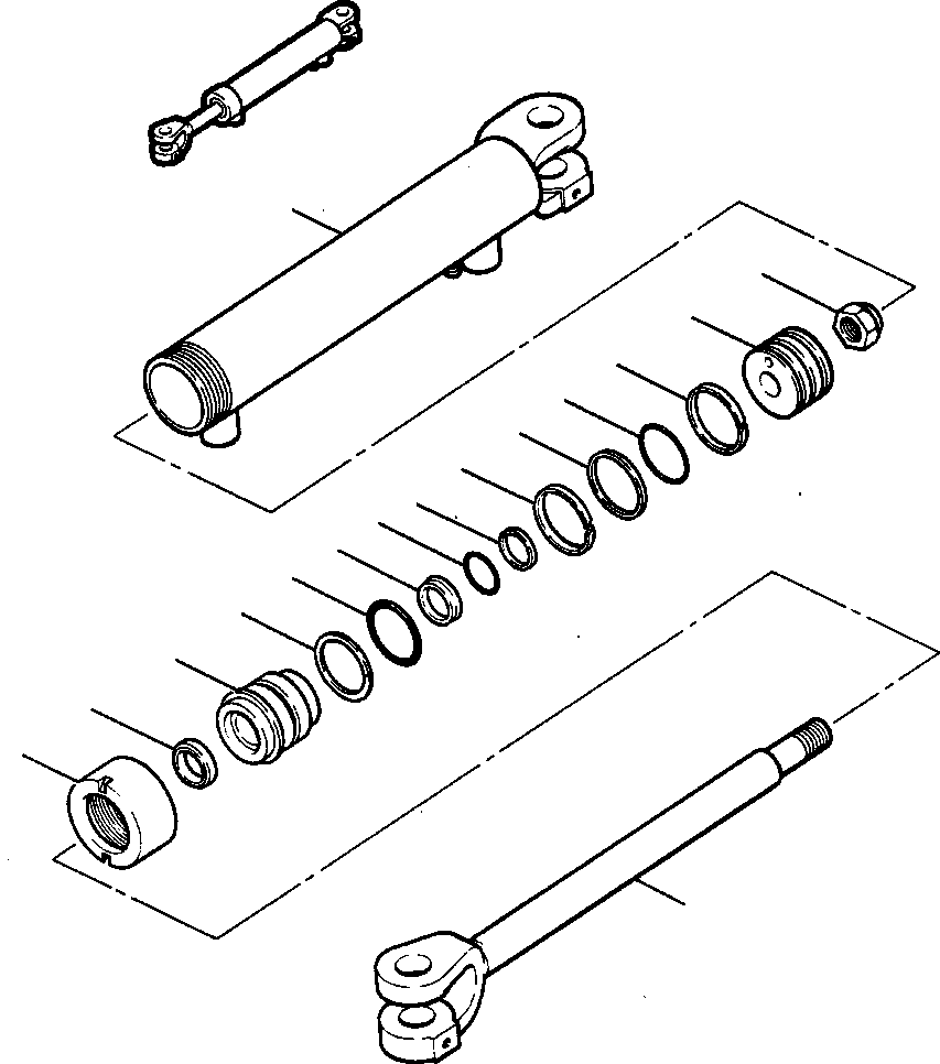 ROD, CYLINDER 620 633 C1 KOMATSU