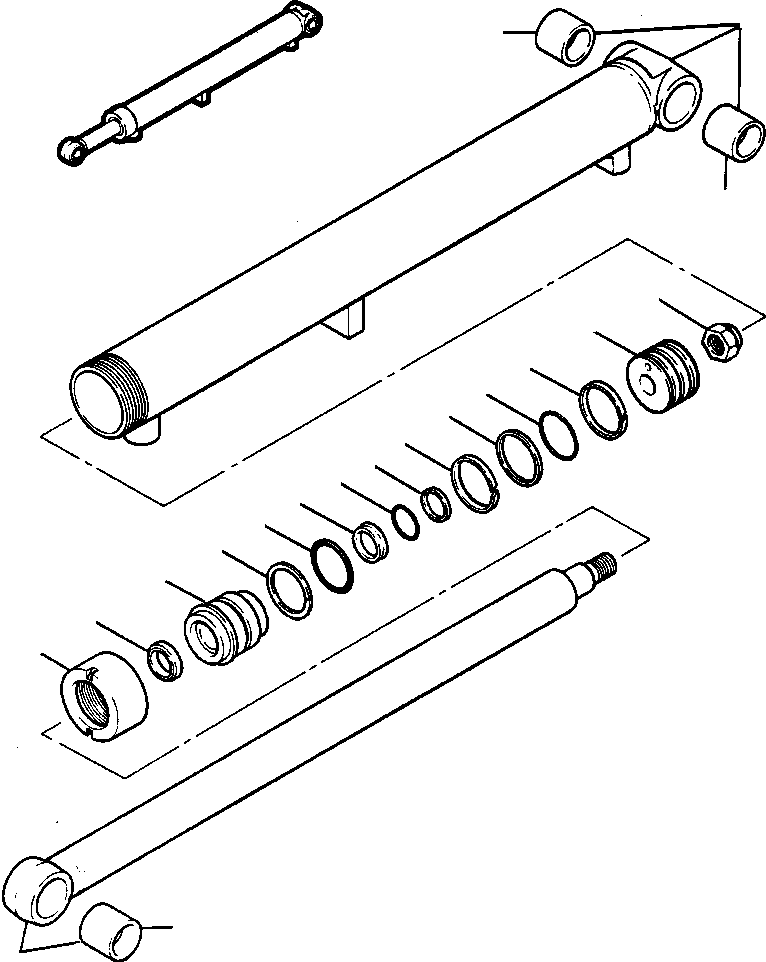 GLAND, CYLINDER 715 005 C2 KOMATSU