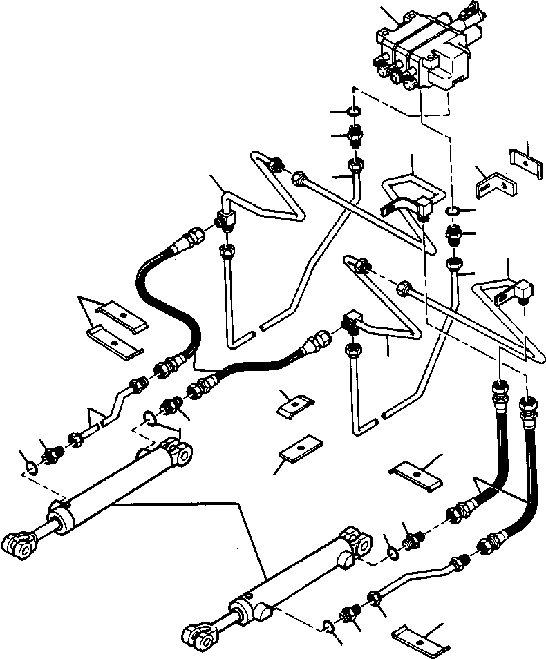 TUBE, ROD END - AT VALVE 663 643 C2 KOMATSU