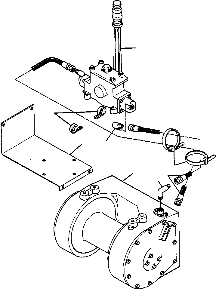 BRACKET, CYLINDER MOUNTING 734 920 C1 KOMATSU