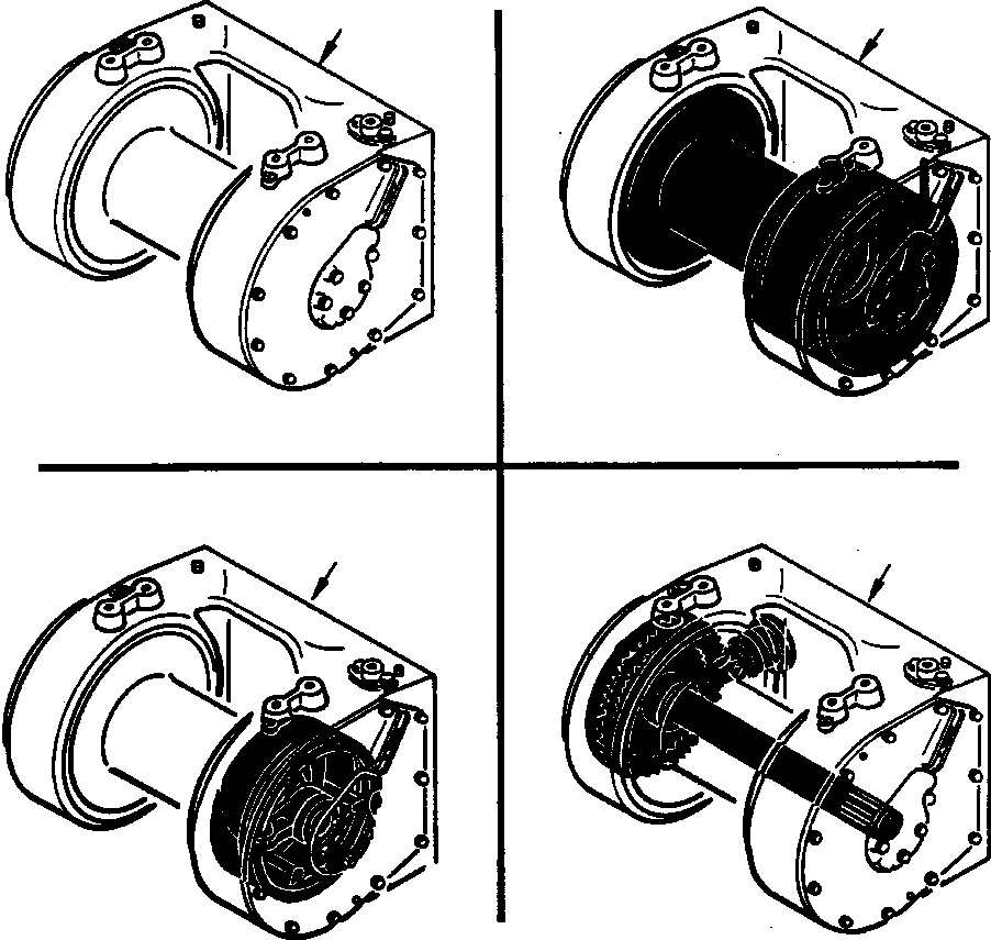 WINCH ASSEMBLY (627 347 C91) KOMATSU