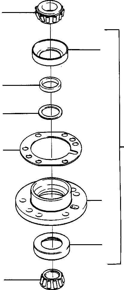 CUP, BEARING ST 957 KOMATSU