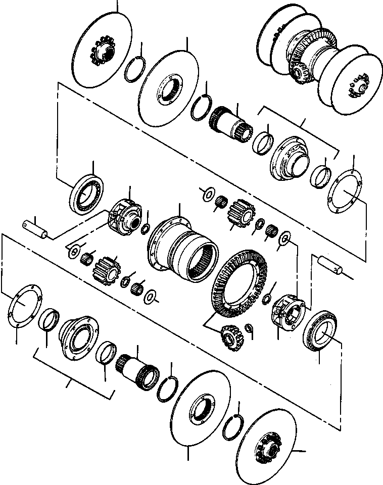 CARRIER, RING GEAR 621 059 C1 KOMATSU