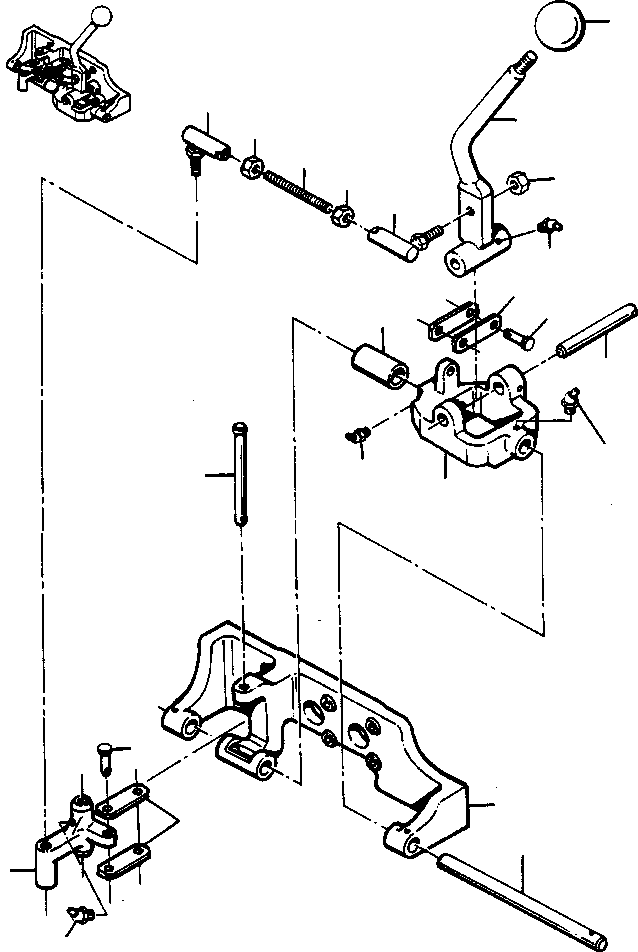 BRACKET ASSEMBLY, CONTROL (629 779 C91) KOMATSU