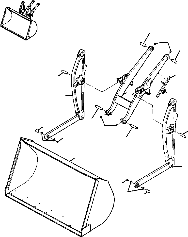 LOADER ASSEMBLY 679 445 C91 KOMATSU