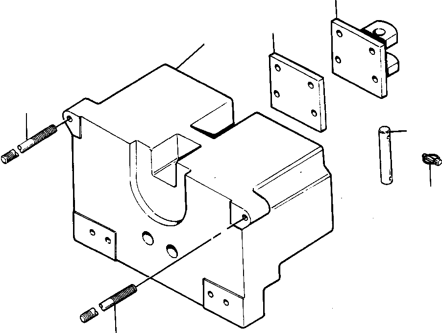 COUNTERWEIGHT, REAR - 1235 LBS. -- 100G 622 671 C2 KOMATSU