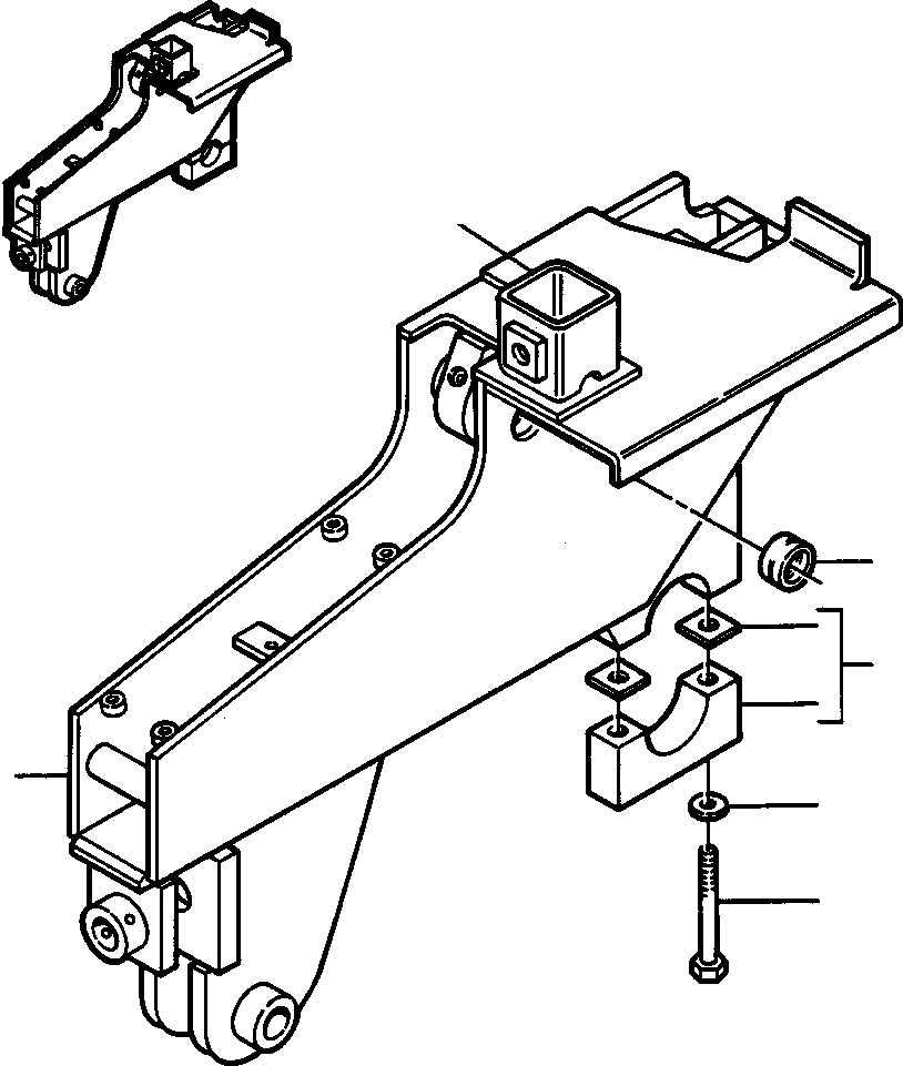 SOCKET, R.O.P.S. 668 693 C1 KOMATSU