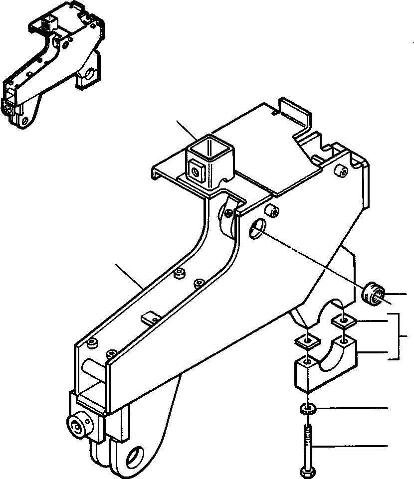 FRAME ASSEMBLY, RIGHT CARRYING 620 875 C97 KOMATSU