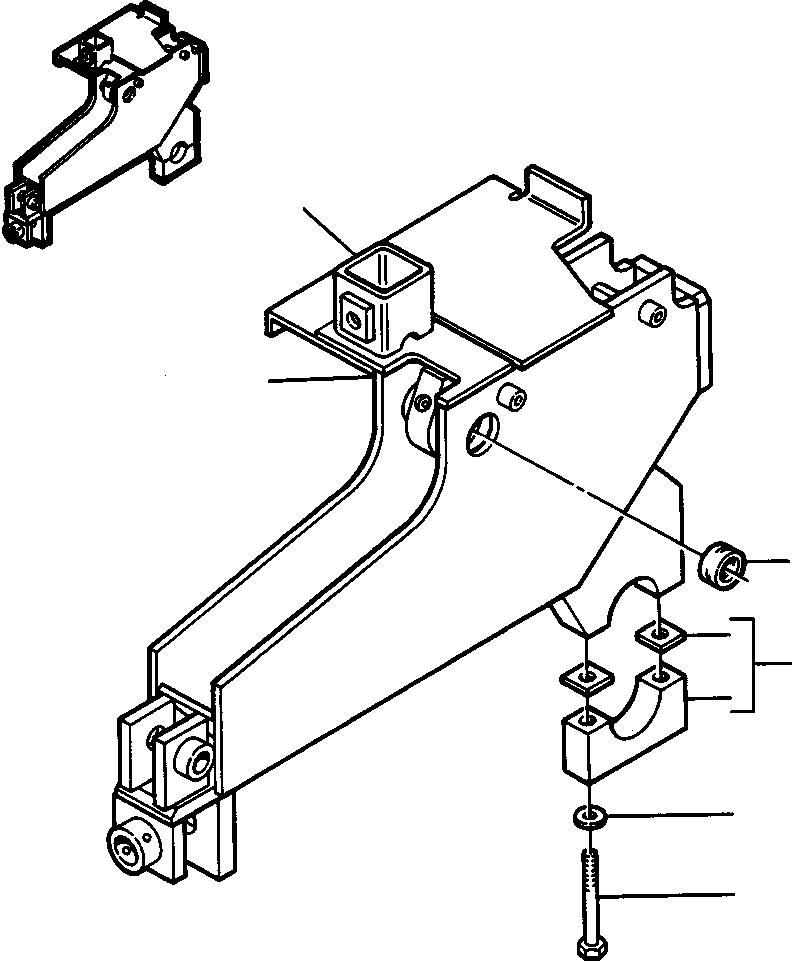 FRAME ASSEMBLY, RIGHT CARRYING 645 205 C98 KOMATSU