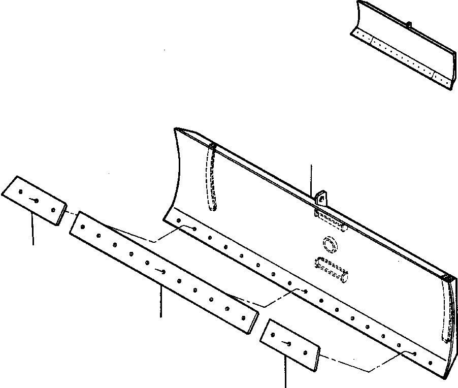 END BIT, LEFT 954 490 C1 KOMATSU