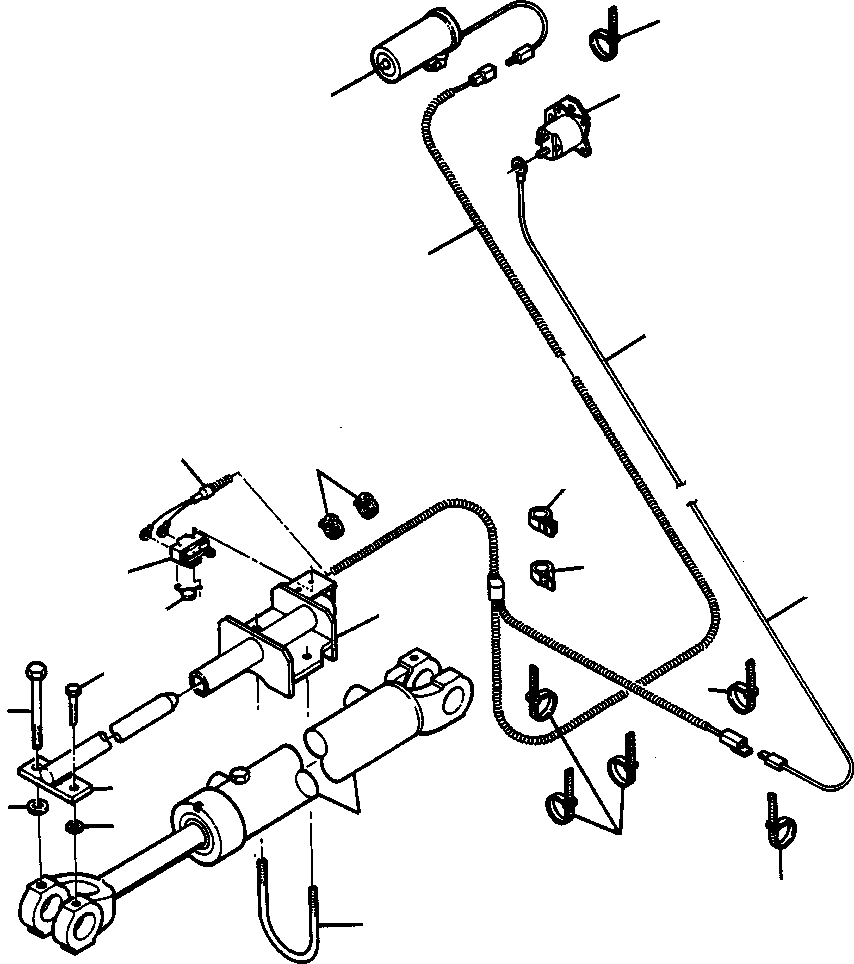 BRACKET, ROD GUIDE 663 655 C1 KOMATSU