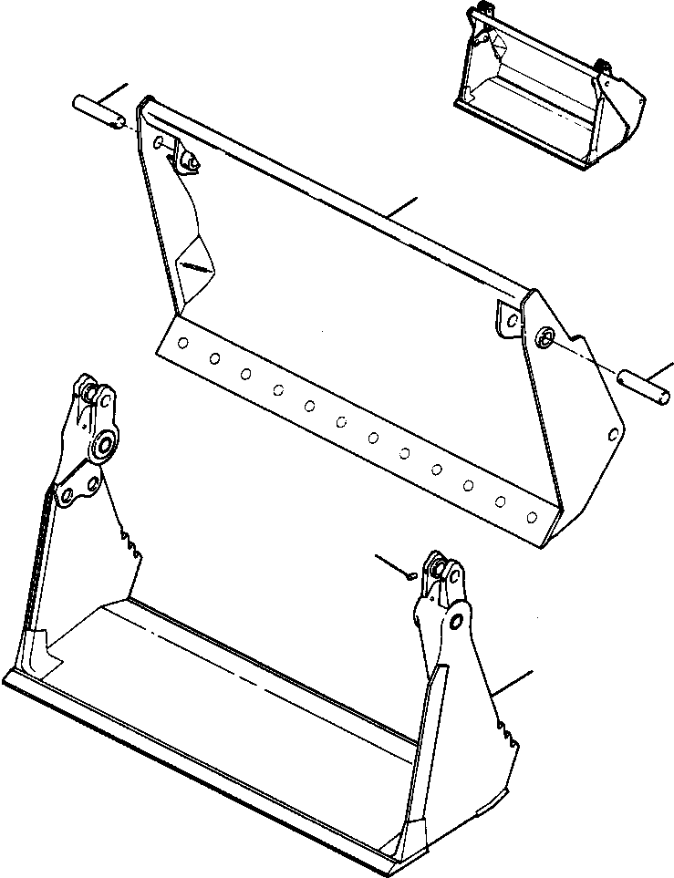 BUCKET ASSEMBLY (663 971 C91) KOMATSU