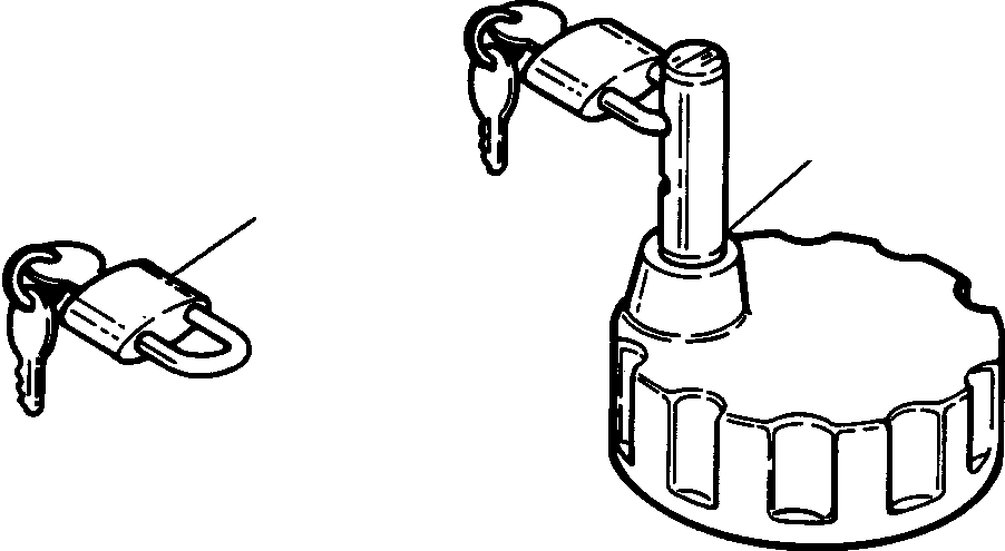 LOCK ASSEMBLY, RADIATOR FILLER CAP 622 534 C91 KOMATSU