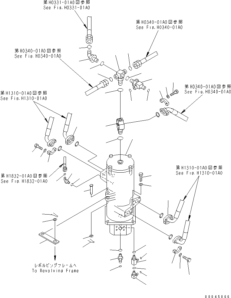 Бак в сборе 20E-54-K2240 KOMATSU
