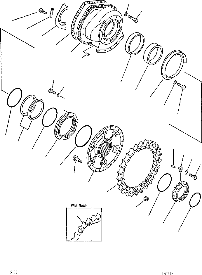 Гайка 01803-02229 KOMATSU