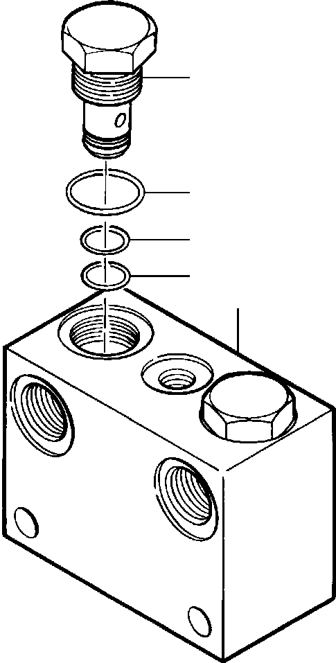 VALVE ASSEMBLY, BRAKE CHECK 1219 026 H91 KOMATSU