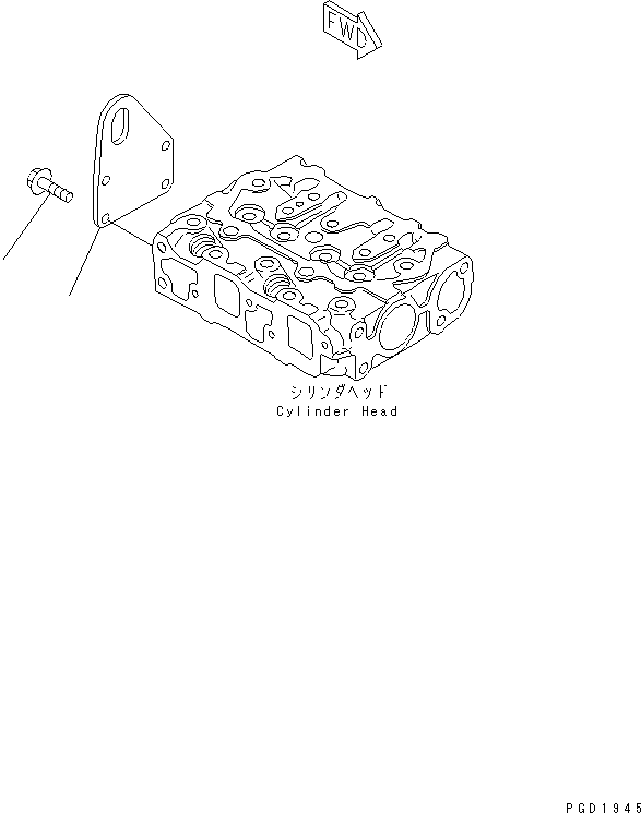 Крюк YM119632-07900 KOMATSU