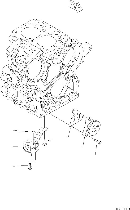 Прокладка YM119660-32020 KOMATSU