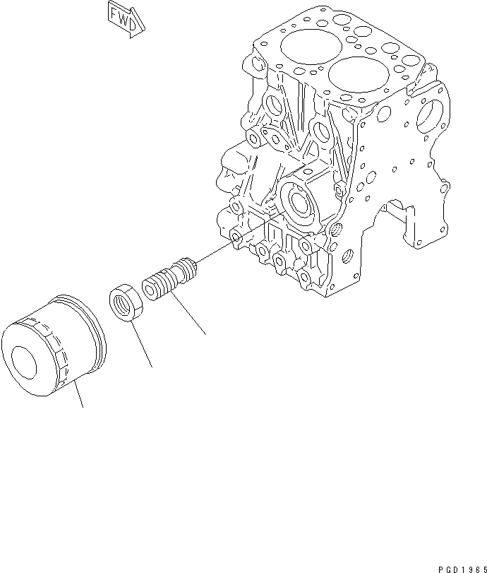 клапан в сборе YM119255-35300 KOMATSU