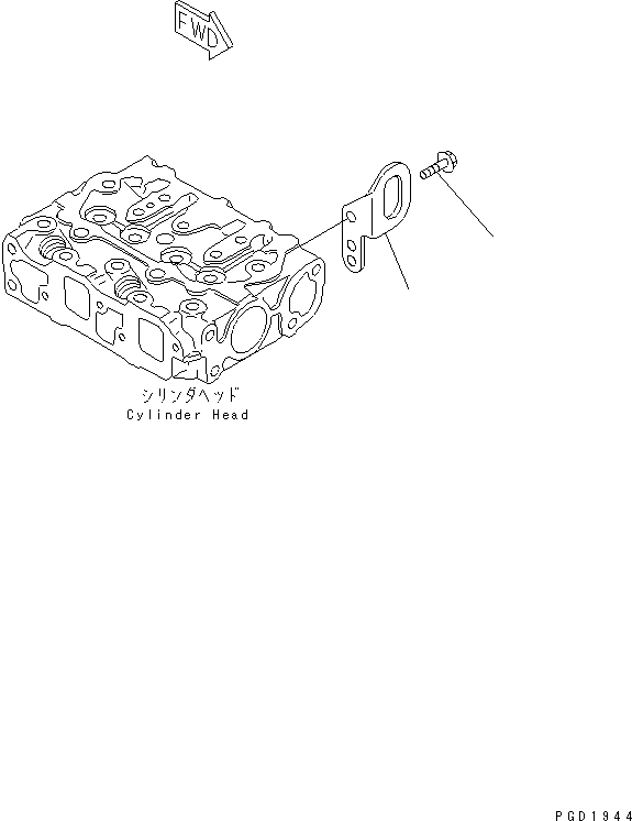 HOOK,FRONT YM119685-07900 KOMATSU