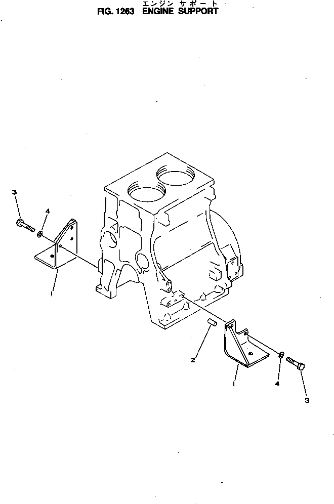 HOLDER,DOWEL 04080-01024 KOMATSU