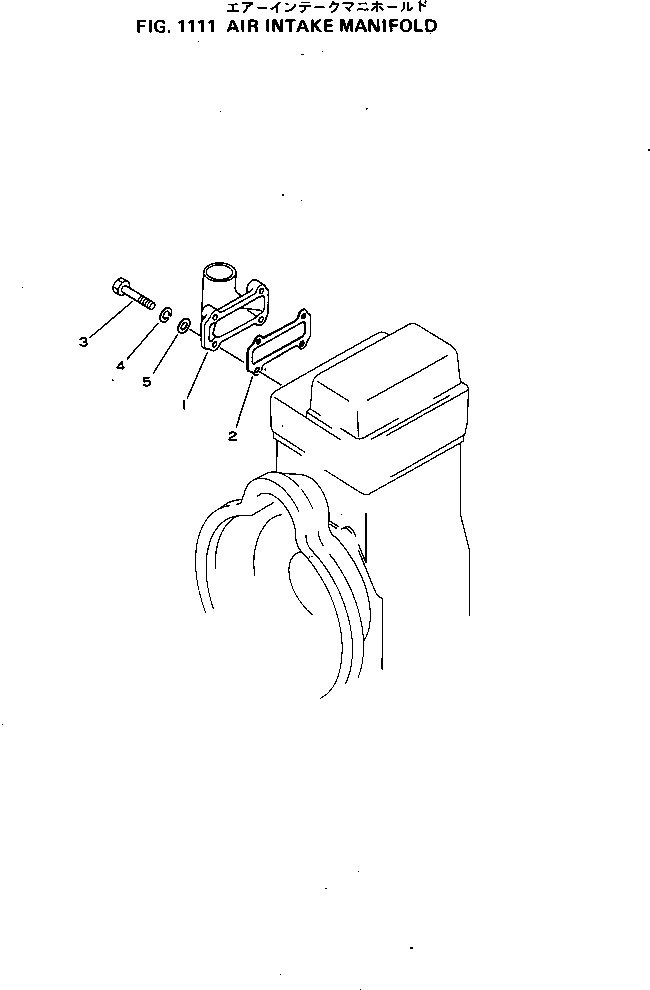 MANIFOLD,INTAKE 6142-11-4110 KOMATSU