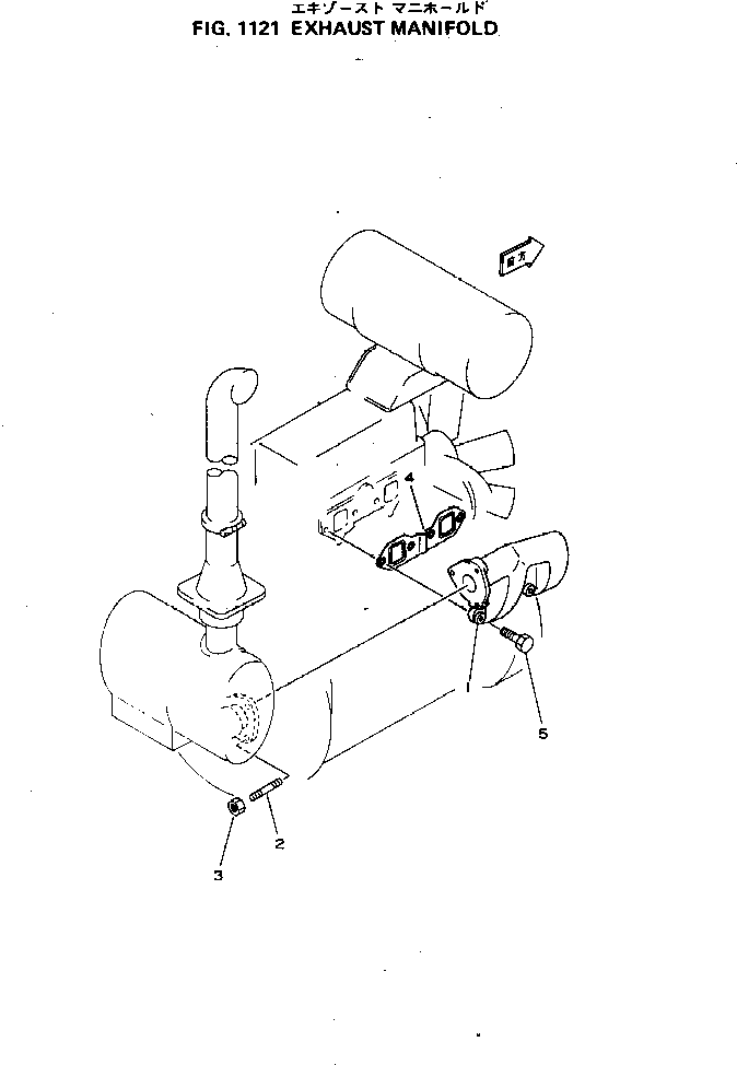 MANIFOLD ASS'Y,EXHAUST 6142-11-5010 KOMATSU